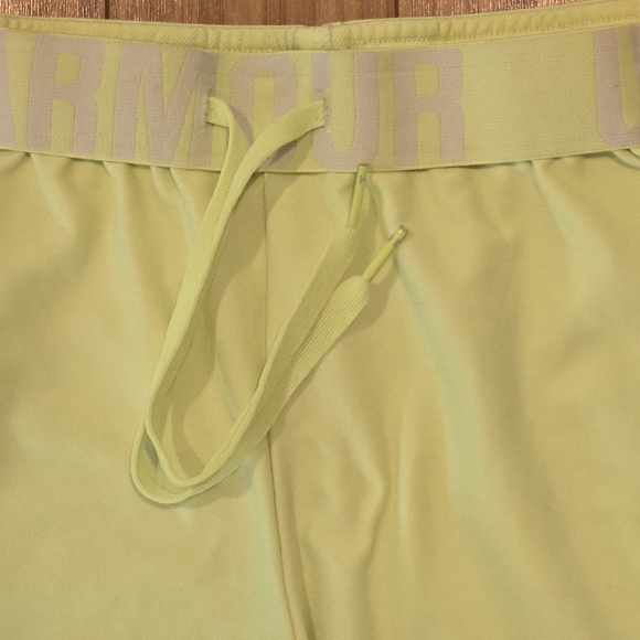 Under Armour Women's Lime Green Shorts - Picture 3 of 5